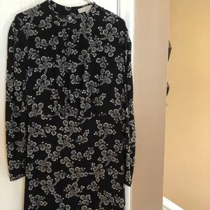 Loft | Women’s Dresses | Dress, Floral Print High Neck | Plus | 20